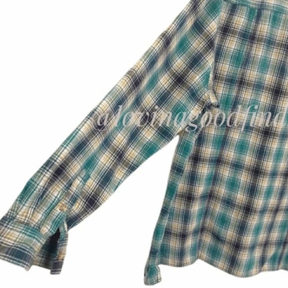 Duluth Trading Women's Free Swingin' Flannel Shirt EUC sz XL - Picture 7 of 13